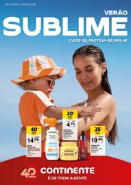 Folheto Continente | Verão Sublime Página 1