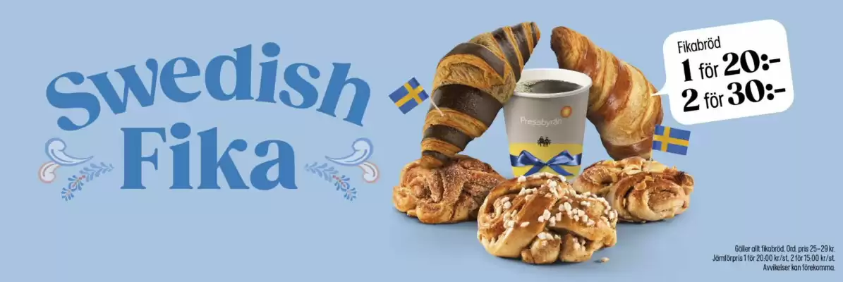 Pressbyrån reklamblad (giltig till och med 14-07)