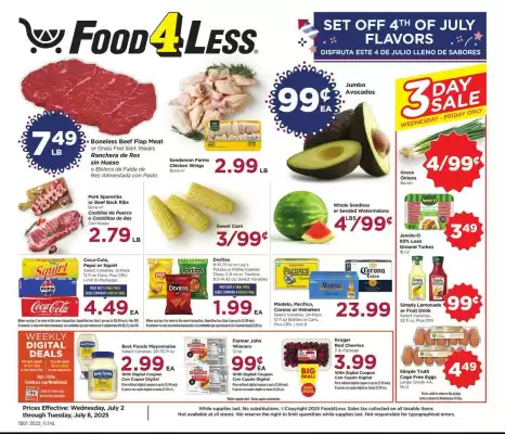 Food 4 Less Weekly Ad (valid until 8-07)