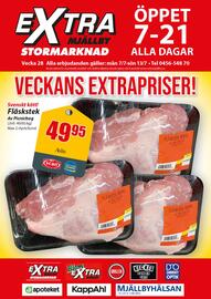 Extra Mjällby Stormarknad reklamblad vecka 28 Sida 1