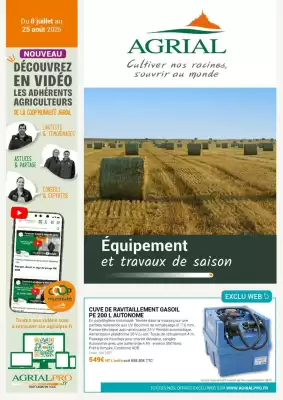 Catalogue Agrial (valable jusqu'au 25-08)