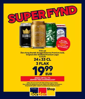 Border Shop reklamblad (giltig till och med 12-08)