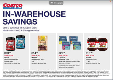 Costco catalogue Page 1