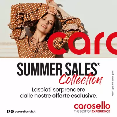Volantino Centro Commerciale Carosello (valido fino al 31-08)