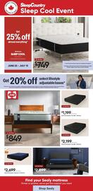 Sleep Country flyer week 28 Page 1
