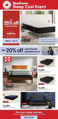 Sleep Country flyer (valid until 16-07)