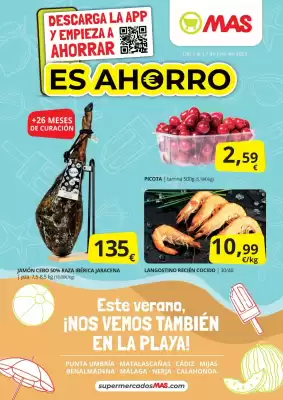 Folleto Supermercados MAS (válido hasta el 17-07)