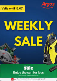 Argos leaflet week 28 Page 1