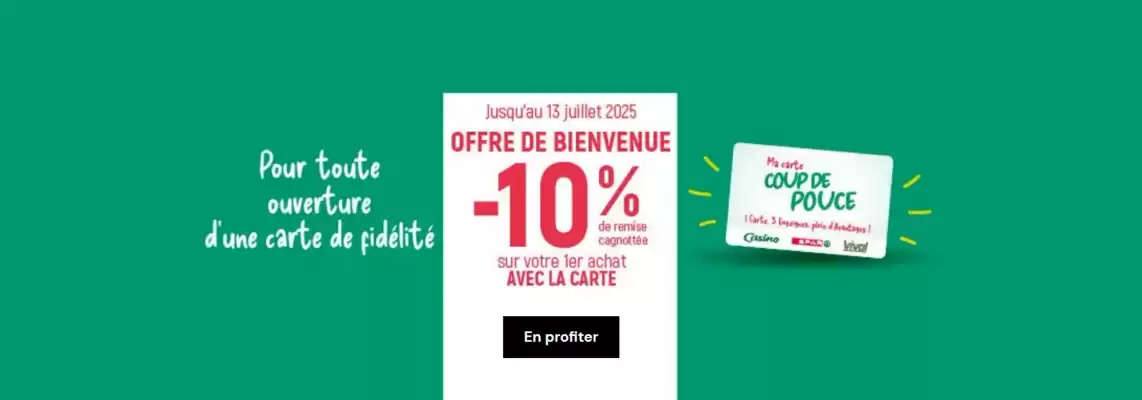 Catalogue Casino Shop (valable jusqu'au 13-07)