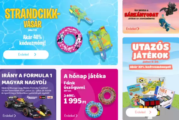 Regio Jatek akciós újság