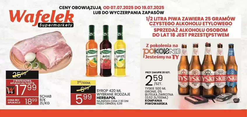 Wafelek gazetka (ważność do 19-07)