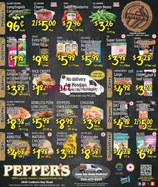 Pepper's Foods flyer week 28 Page 1