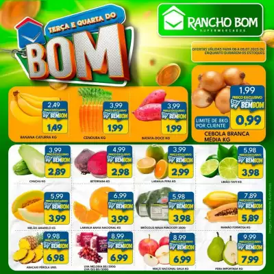 Catálogo Rancho Bom Supermercados (válido até 9-07)