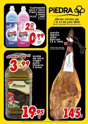 Folleto Supermercados Piedra (válido hasta el 19-07)