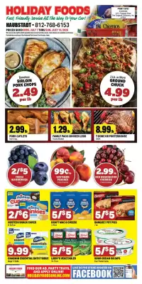Holiday Foods ad (valid until 13-07)