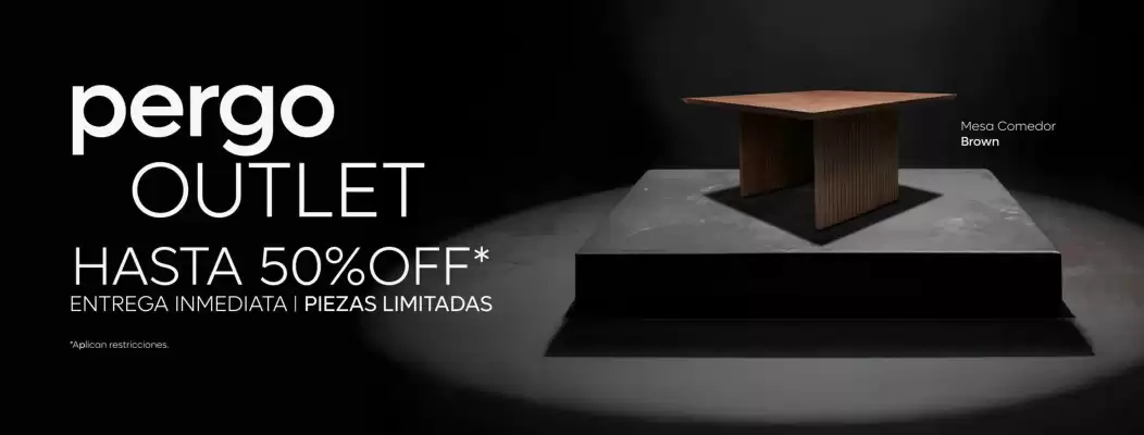 Catálogo Muebles Pergo (válido hasta 31-08)