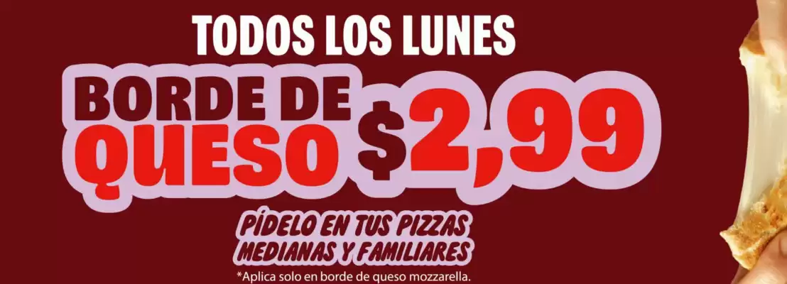 Catálogo Papa John's (válido hasta 31-07)