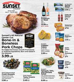Sunset Foods Weekly Ad week 28 Page 1