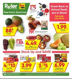 Ruler Foods Weekly Ad Page 1