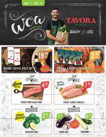 Tavora Foods flyer week 28 Page 1