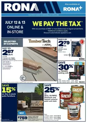 RONA flyer (valid until 18-07)