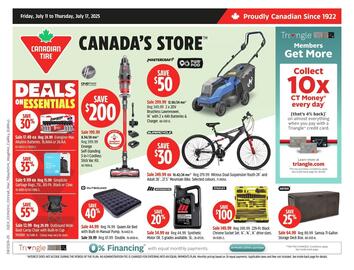 Canadian Tire flyer week 28 Page 1