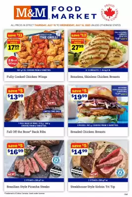 M & M Food Market flyer (valid until 18-07)