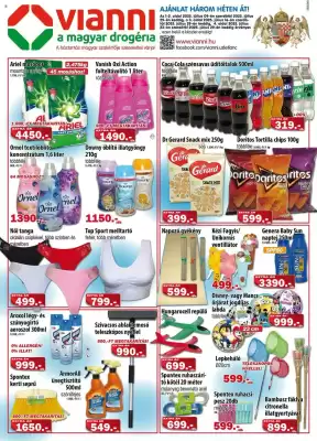 Vianni Drogéria akciós újság