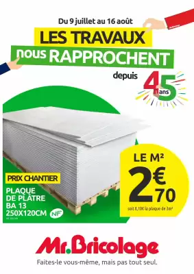 Catalogue Mr Bricolage (valable jusqu'au 16-08)