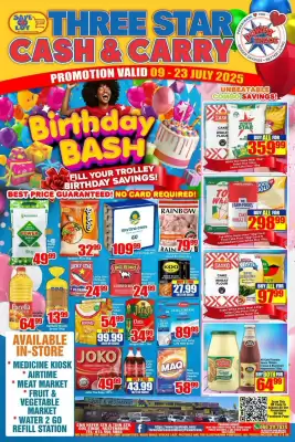 Three Star Cash and Carry catalogue