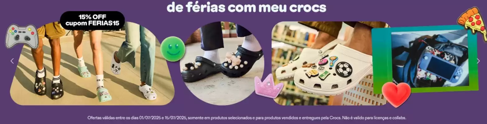 Catálogo Crocs (válido até 9-08)