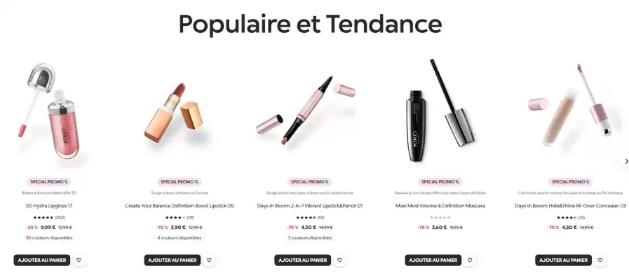 Catalogue Kiko (valable jusqu'au 20-07)
