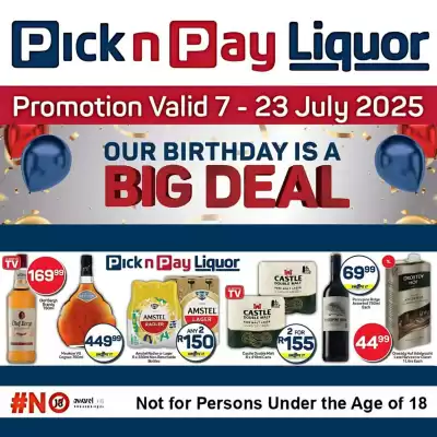 Pick n Pay Liquor catalogue