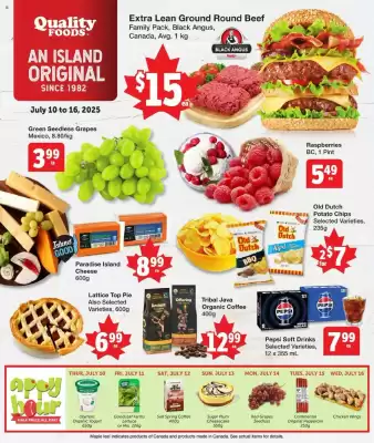 Quality Foods flyer (valid until 16-07)