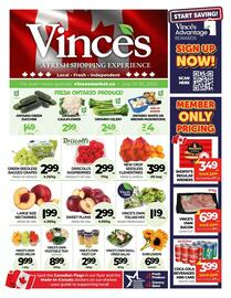 Vince's Market flyer week 28 Page 1