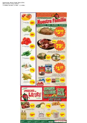Supermercado Nuestra Familia Weekly Ad (valid until 12-07)