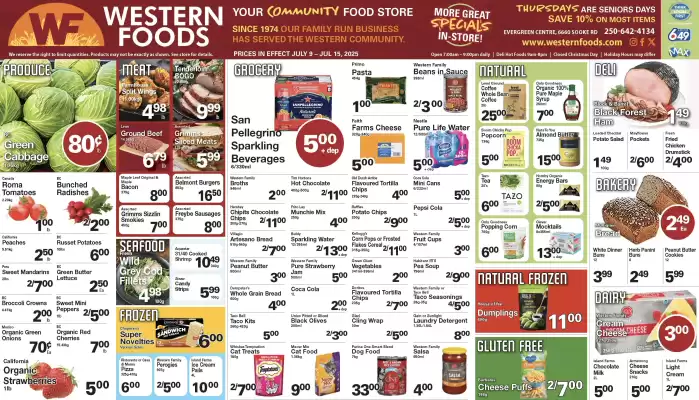 Western Foods flyer (valid until 15-07)