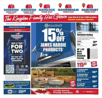 Timber Mart flyer (valid until 15-07)
