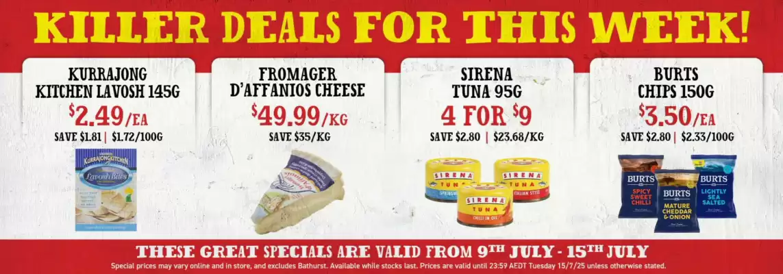 HARRIS FARM catalogue (valid until 15-07)
