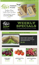 Pete's Fine Foods flyer week 28 Page 1