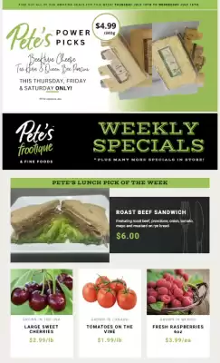 Pete's Fine Foods flyer (valid until 16-07)