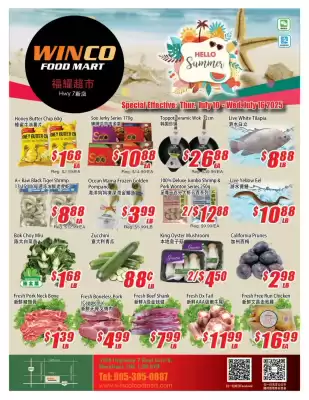 WinCo Food Mart flyer (valid until 16-07)