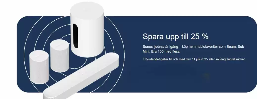 Sonos reklamblad (giltig till och med 24-07)