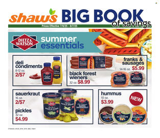 Shaw's Weekly Ad Page 1