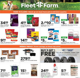 Mills Fleet Farm Weekly Ad week 28 Page 1