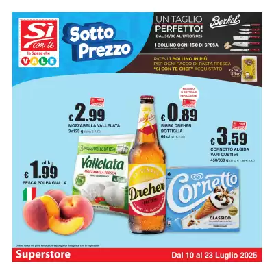 Volantino Sì con te Superstore (valido fino al 23-07)