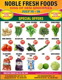 Noble Fresh Foods flyer week 28 Page 1