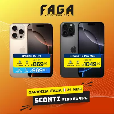 Volantino Faga Electronics (valido fino al 27-07)