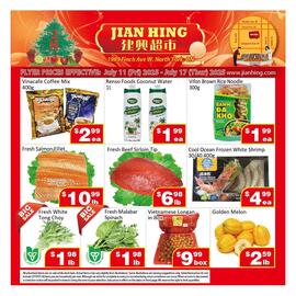 Jian Hing Supermarket flyer week 28 Page 1