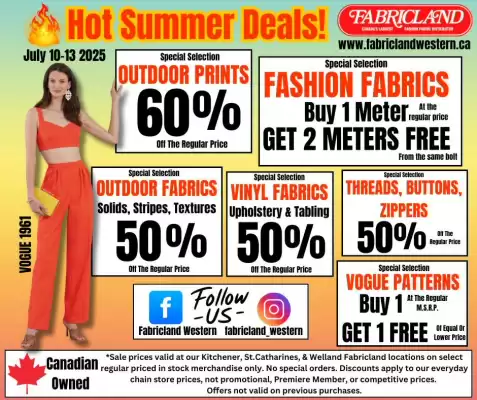 Fabricland flyer (valid until 16-07)